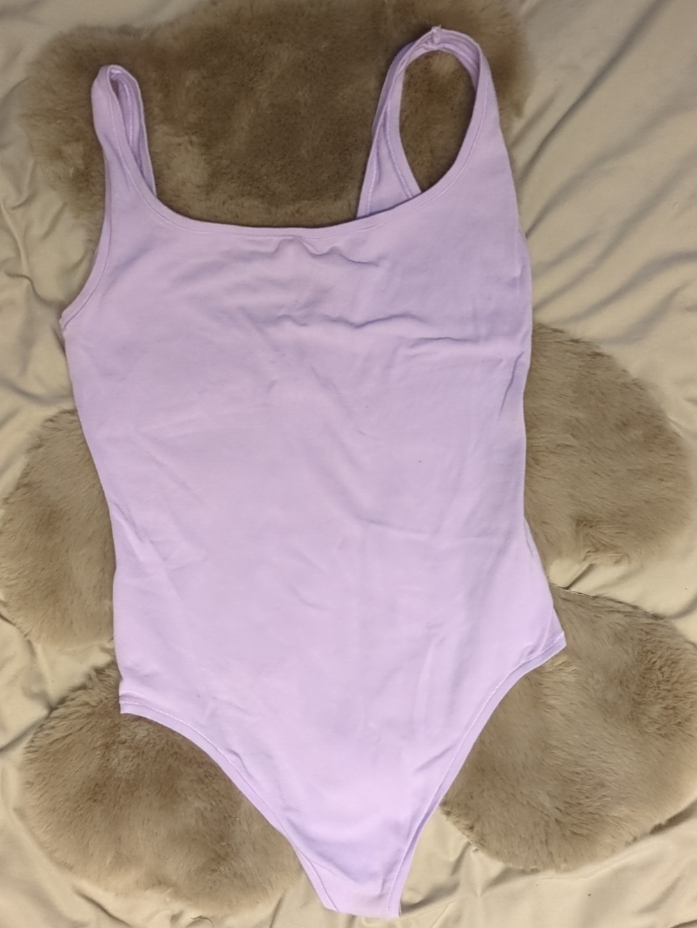 Victoria's Secret Pastel Lilac Scoop-Front Bodysuit